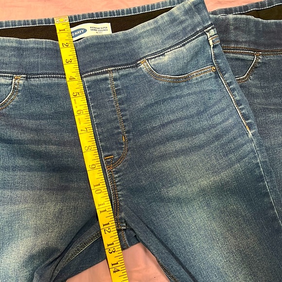 Old Navy Rockstar Super Skinny Jeggings Mid Rise Size 8 - Picture 7 of 7